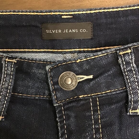 Silver Jeans 34x32 Eddie Men’s Jeans 31” Inseam Stretch Tapered Leg - Picture 6 of 9